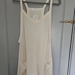 Ces Femme Jumpsuit/Romper Ivory Womens Large New